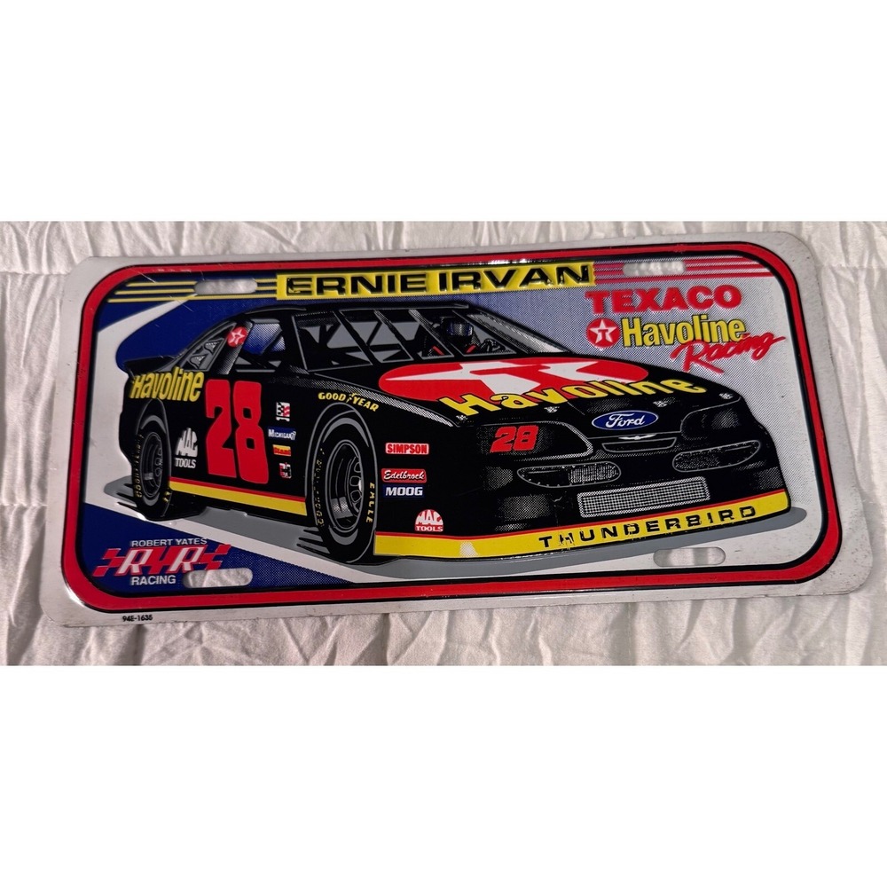 Ernie Irvan Texaco Havoline Racing Thunderbird Car Metal Sign‎ Decor
